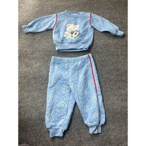 Vintage McDonald's McKids Outfit Size 24M Boys Blue Bear Balloon 2-piece 90s